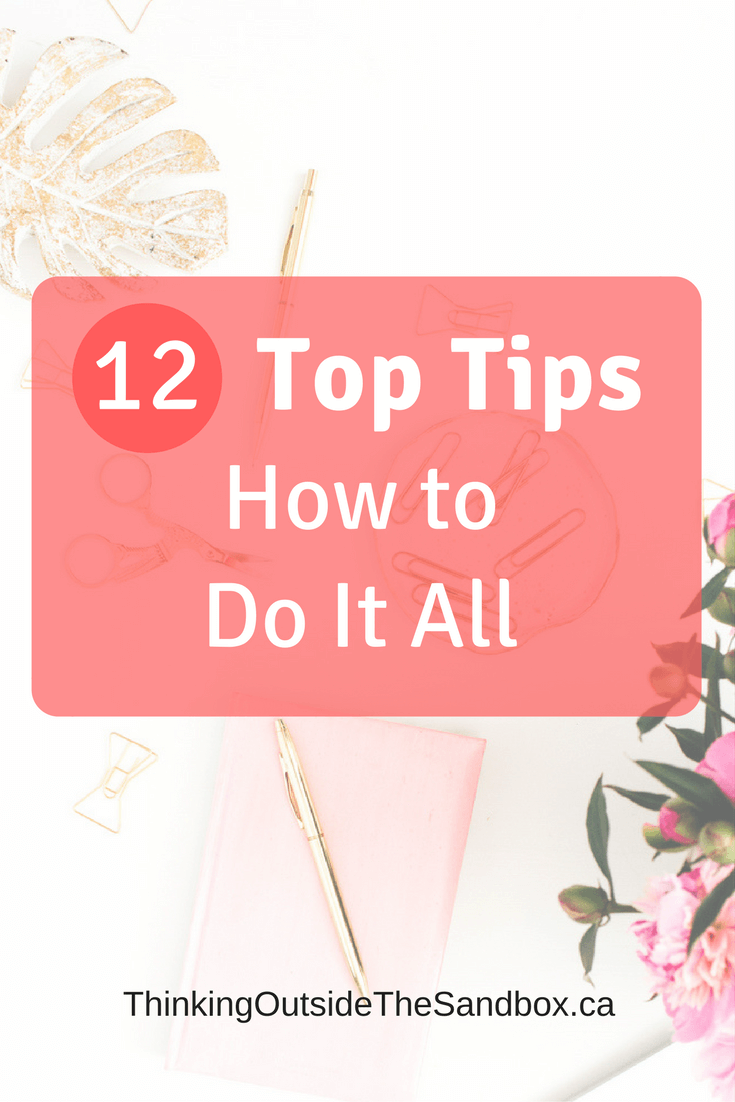 I get asked the same question, almost every day, "How to do it all?"