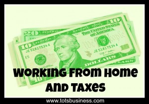 working from home and taxes
