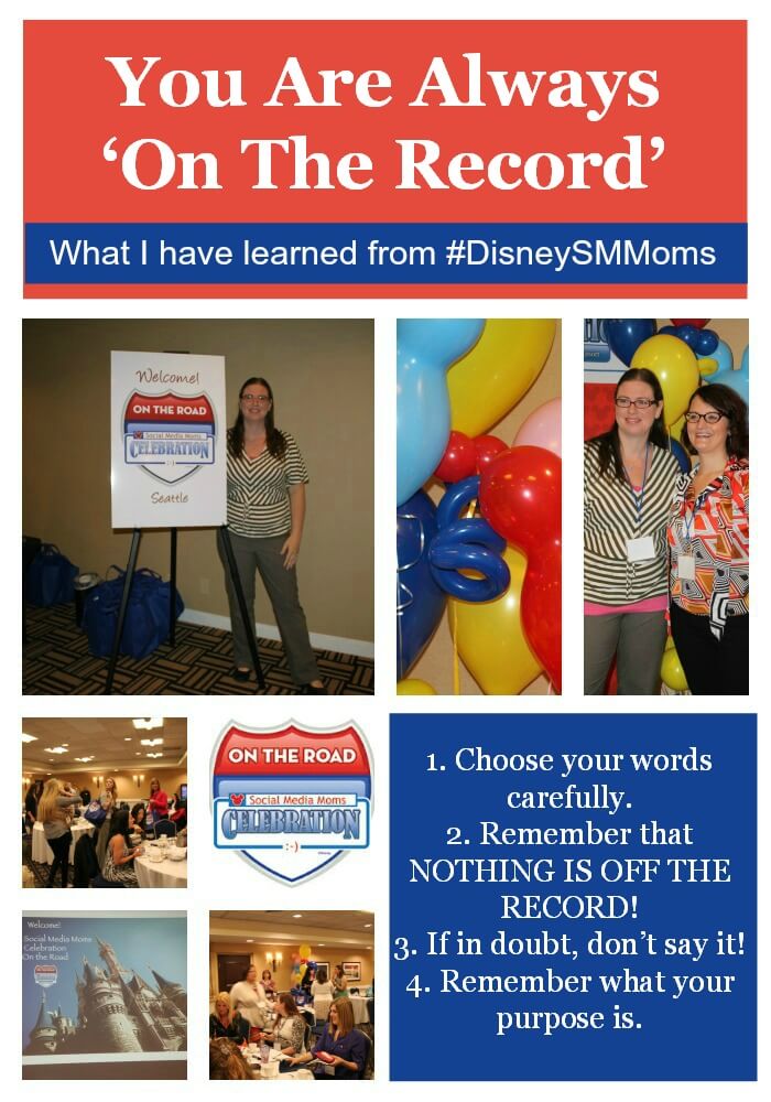 You Are Always ‘On The Record’ #DisneySMMoms