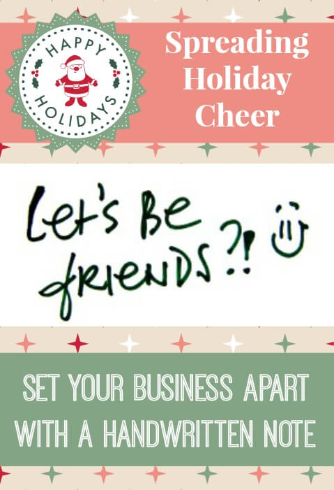 Spreading Holiday Cheer: Set Your Business Apart With a Handwritten Note