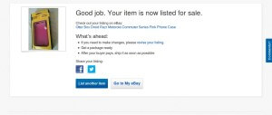 How to List Your First Item for Sale on Ebay