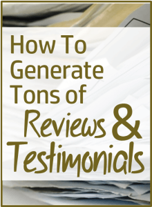 how to generate tons of testimonials