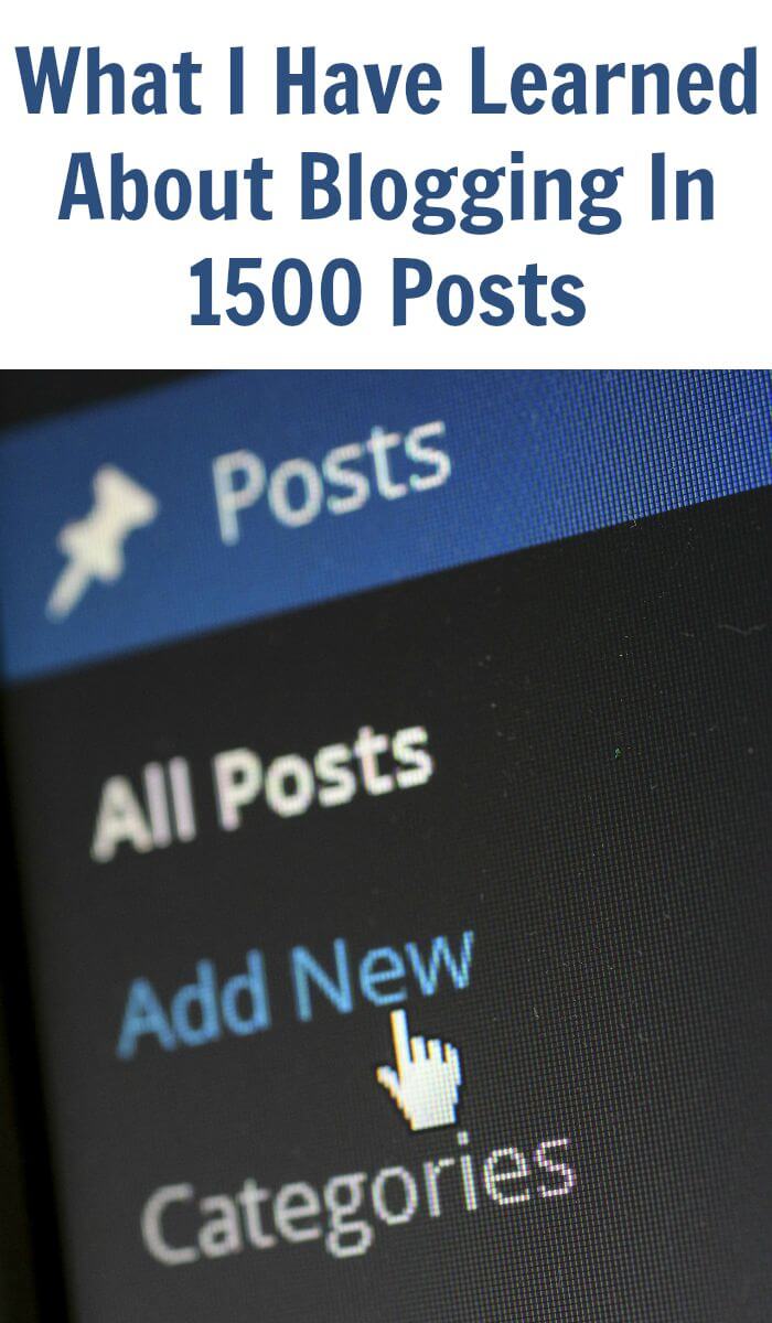What I Have Learned About Blogging In 1500 Posts