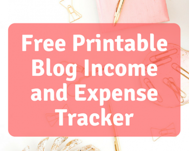 Free Download Blog Income and Expense Tracker