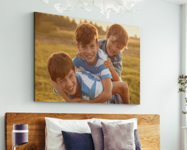 image of 3 brothers image printed on a canvas print is What to Do with All Those Photos on Your Phone
