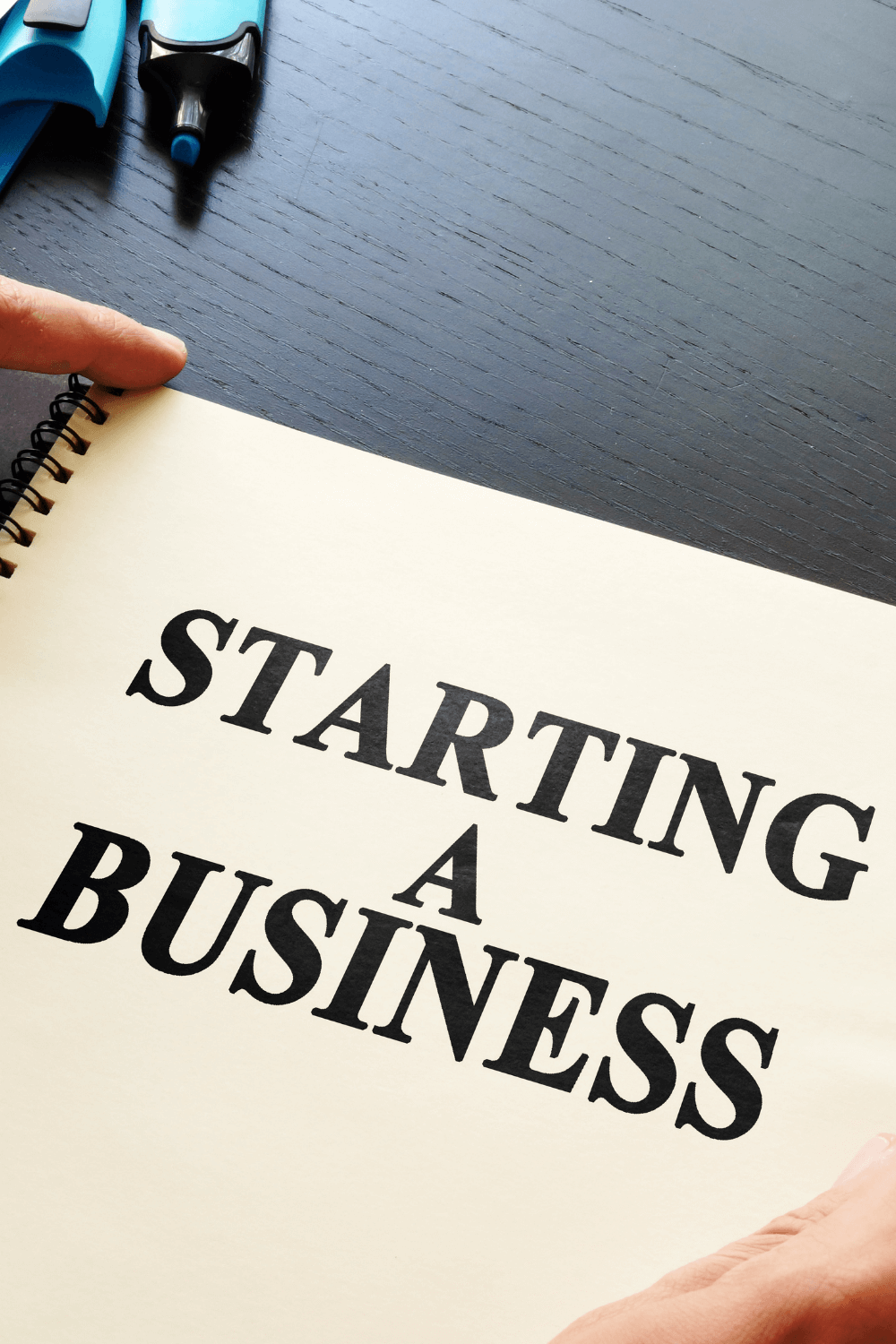 image of a book titled starting a business - How To Start A New Business From Scratch