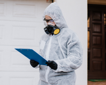 image of man dressed in asbestos protection - Asbestos Removal in Toronto