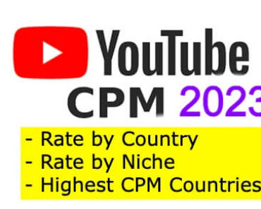 Youtube RPM by Country: What are CPM & RPM Rates