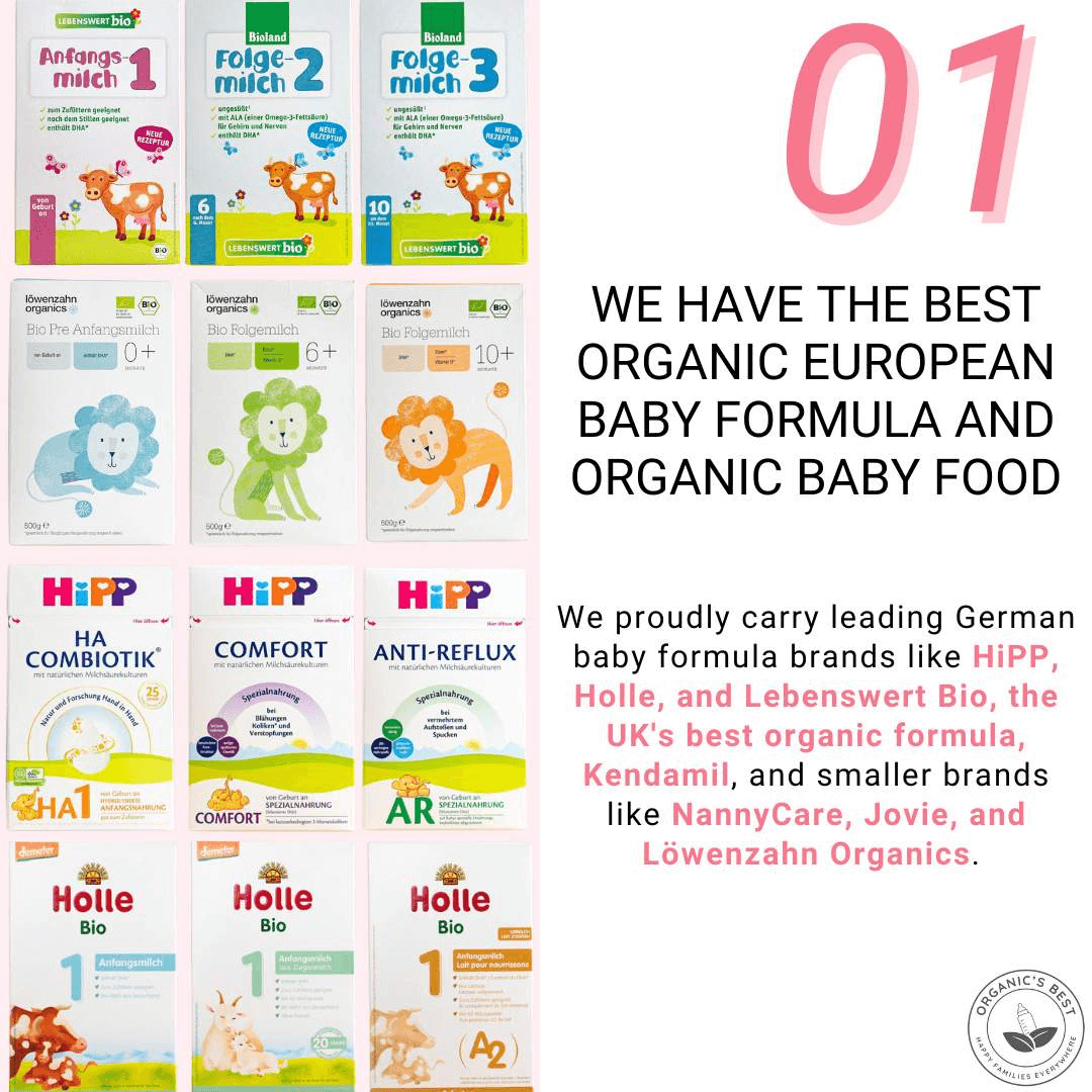 Best Formula for Babies in Canada from Europe with Organic Certification