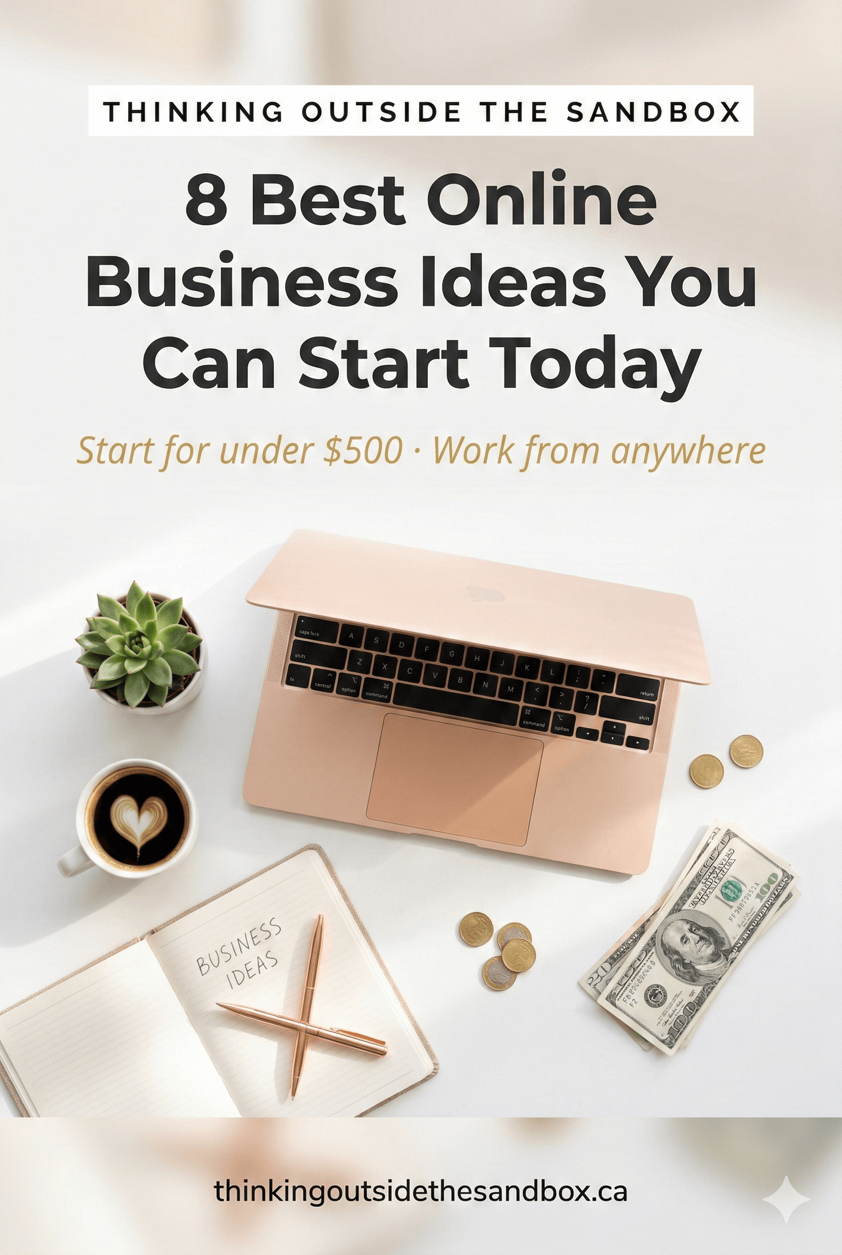 Pinterest featured image of 8 best digital platform and online business ideas