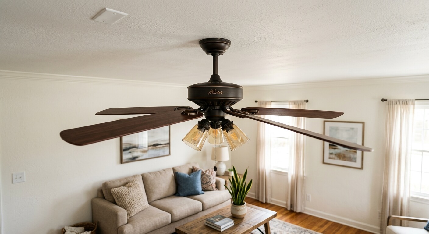 the hidden way your ceiling fan affects your work from home productivity
